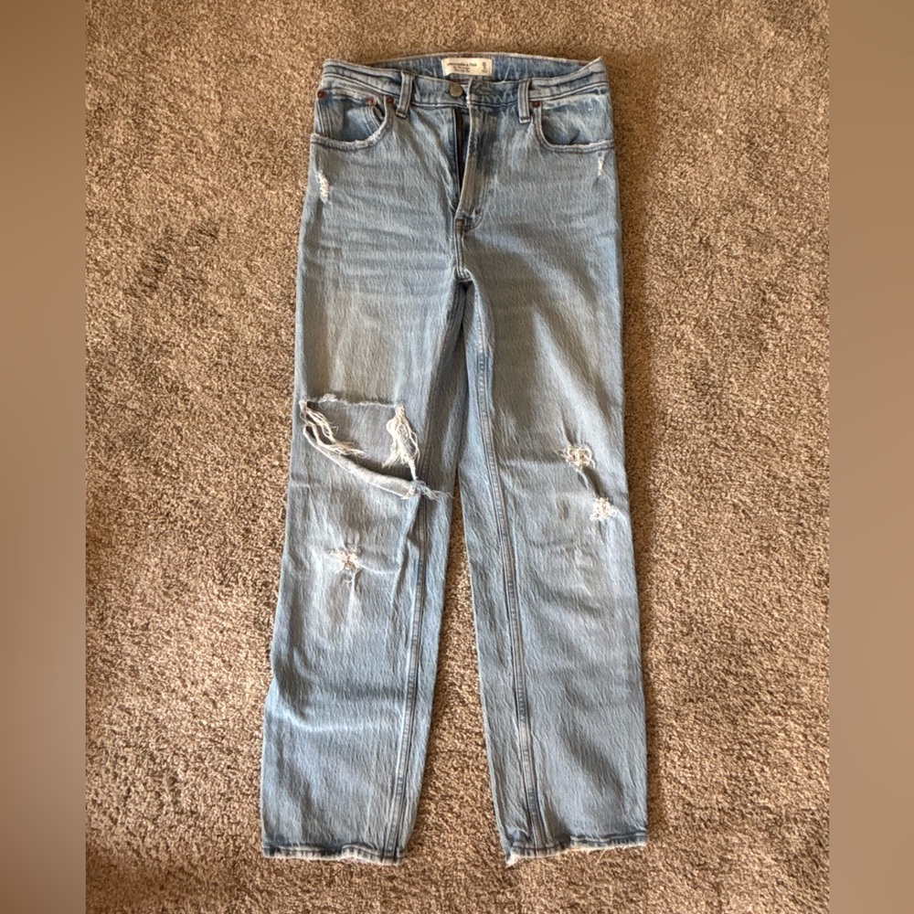 Abercrombie & Fitch Light Blue High Rise Jeans